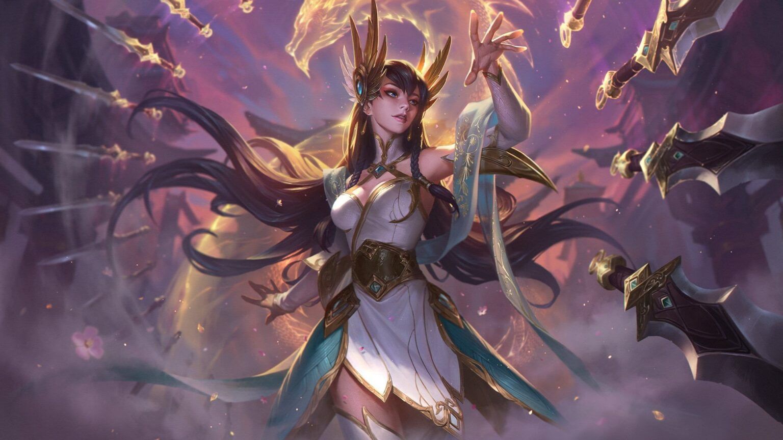 league of legends irelia statue