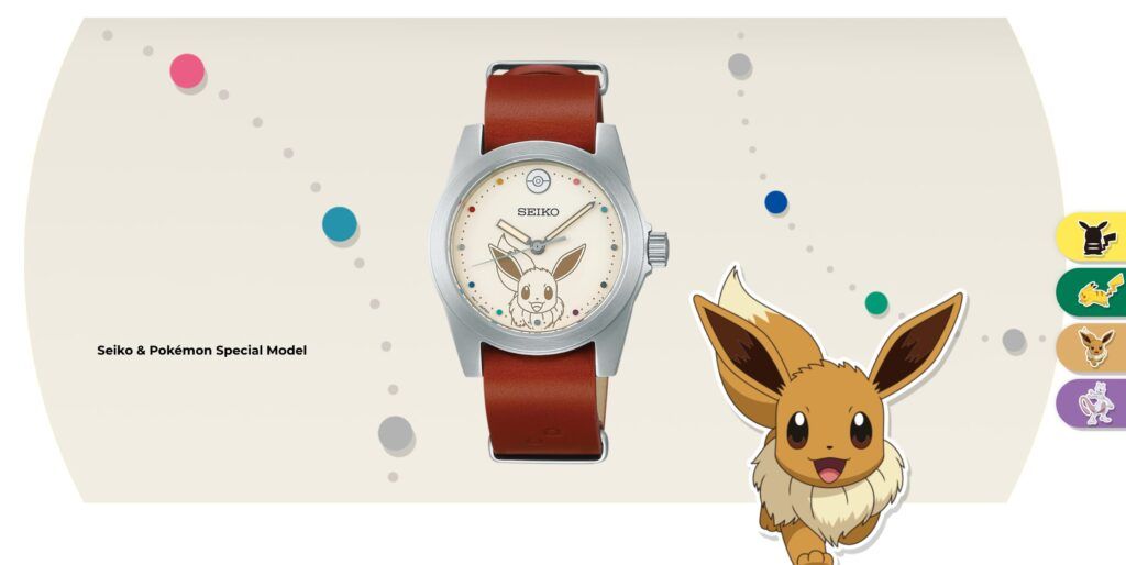 Pokémon : Seiko présente une collection de montres collector