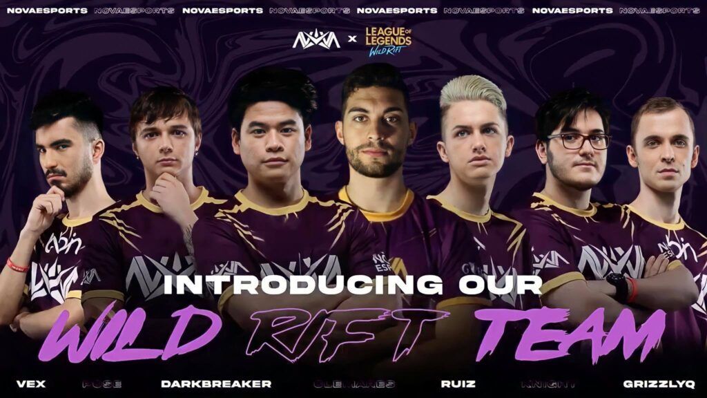 Nova Esports has revealed its Wild Rift pro team roster ONE Esports