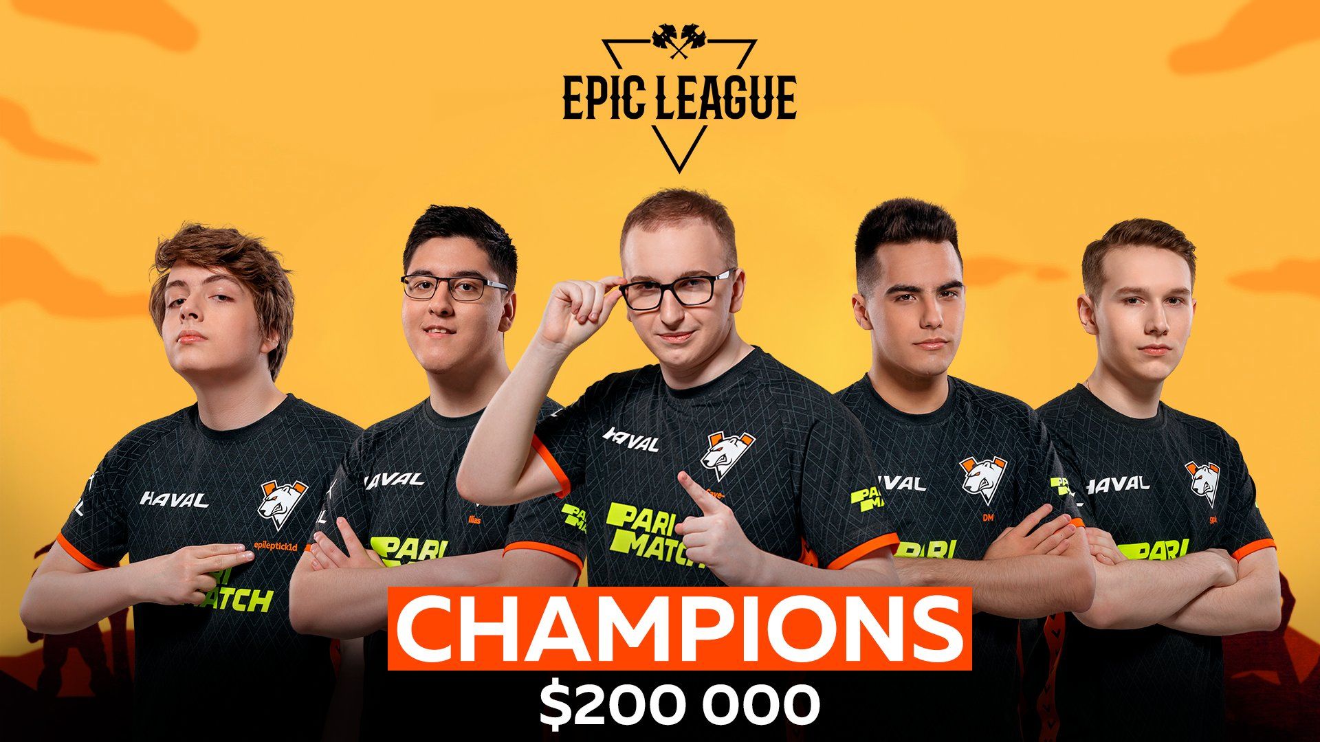 Đội hình mới của Virtus.pro là bất ngờ lớn nhất của EPIC League