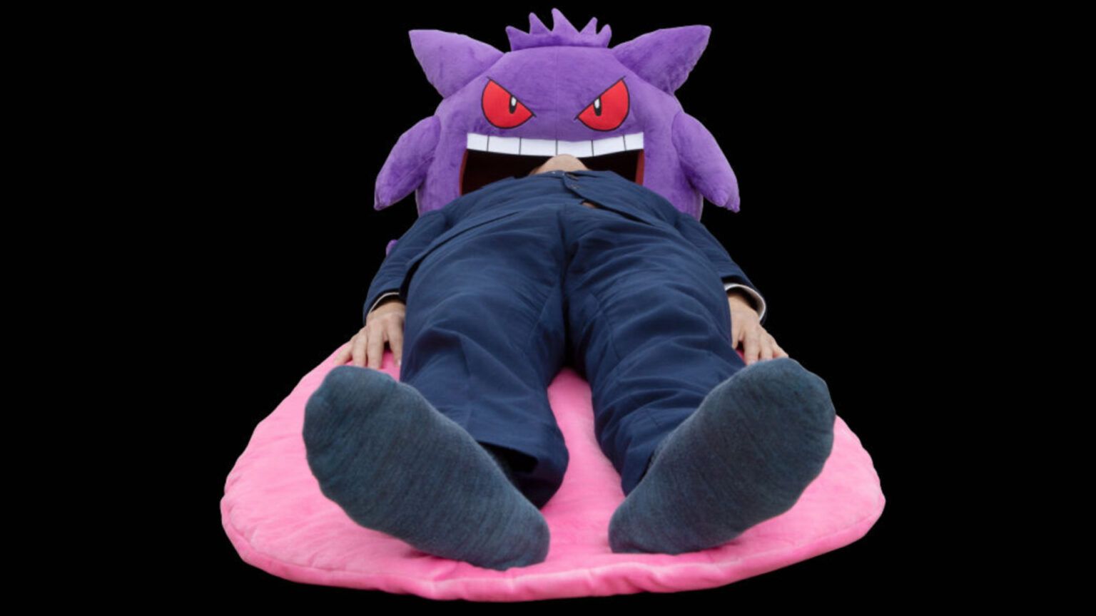 gengar sleeping plush