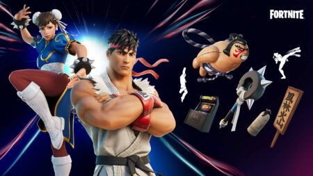 Fortnite, Street Fighter, Chun Li, Ryu, Items