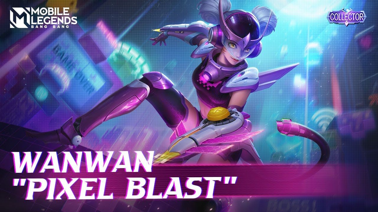 使用 Wanwan 充滿活力的 Pixel Blast 造型打敗你的敵人