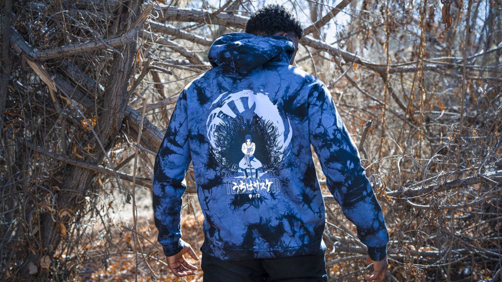 Team Luquid x Naruto shops tie dye hoodie