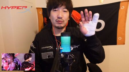Daigo Umehara injures his finger, Daigo streaming on Twitch