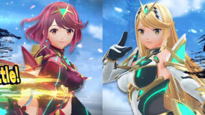 Pyra and Mythra in Super Smash Bros Ultimate