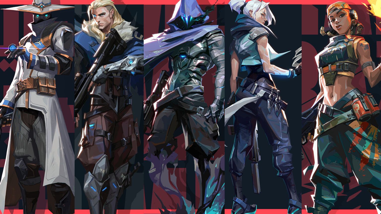 All Valorant agents Abilities, backgrounds, and release dates ONE