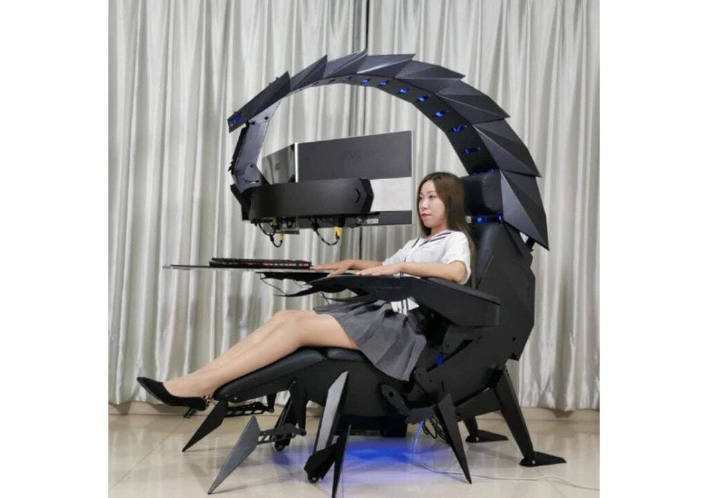 Cluvens Scorpion Cockpit Gaming Chair Ekstrem Seharga Rp30 Juta ONE   Cluvens ScorpionCockpit Gallery007 1024x720 