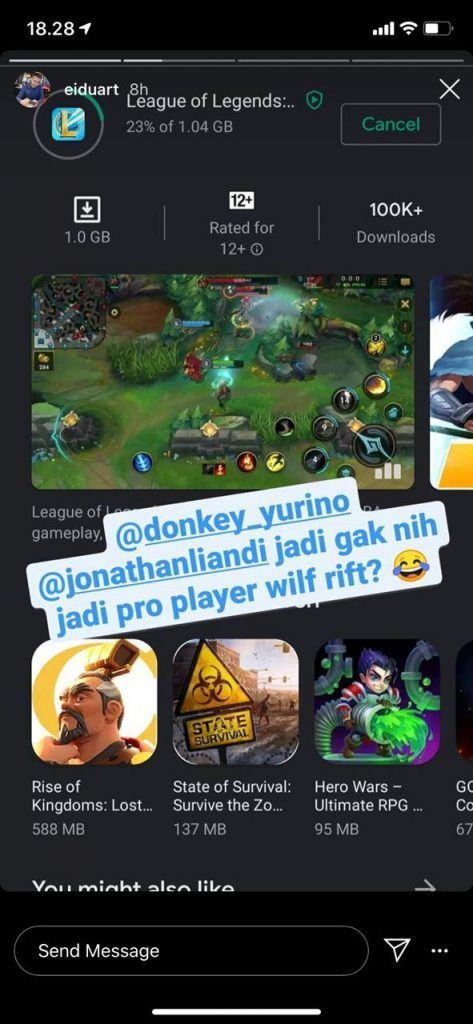 Eiduart dan CEO Bigetron langsung jajal Wild Rift