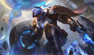 Pulsefire Pantheon skin wallpaper