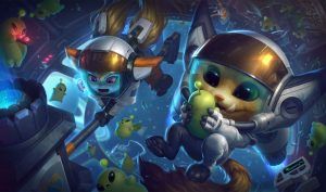 Astronaut Gnar and Astronaut Poppy splash art
