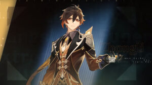 One of the Genshin Impact Archons, Zhongli