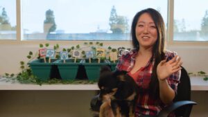 Women in esports featuring Tricia Sugita at the LCS Team Flower Gardan