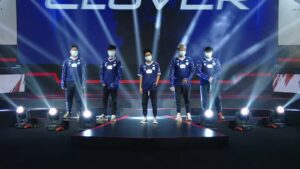 EVOS Legends on Stage during MPL ID S7 Week 3
