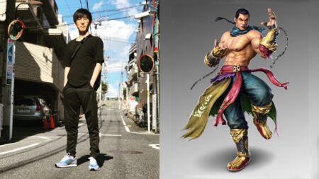 JDCR next to Feng Wei of Tekken 7