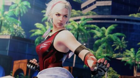 Screenshot of Lidia Sobieska in her Tekken 7 Trailer