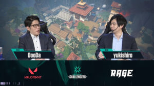 OooDa and yukishiro casting Valorant First Strike Japan