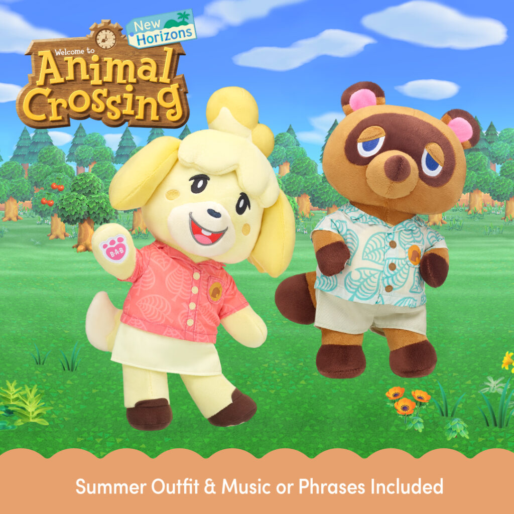 Animal Crossing: New Horizons, Isabelle, Tom Nook, Build-A-Bear