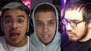 Repullze, Swagg, and ShadedStep of Team Swagg during the World Series of Warzone