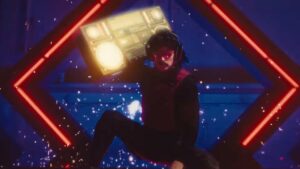 Boombox photo of Dr Disrespect in Gamerobics music video