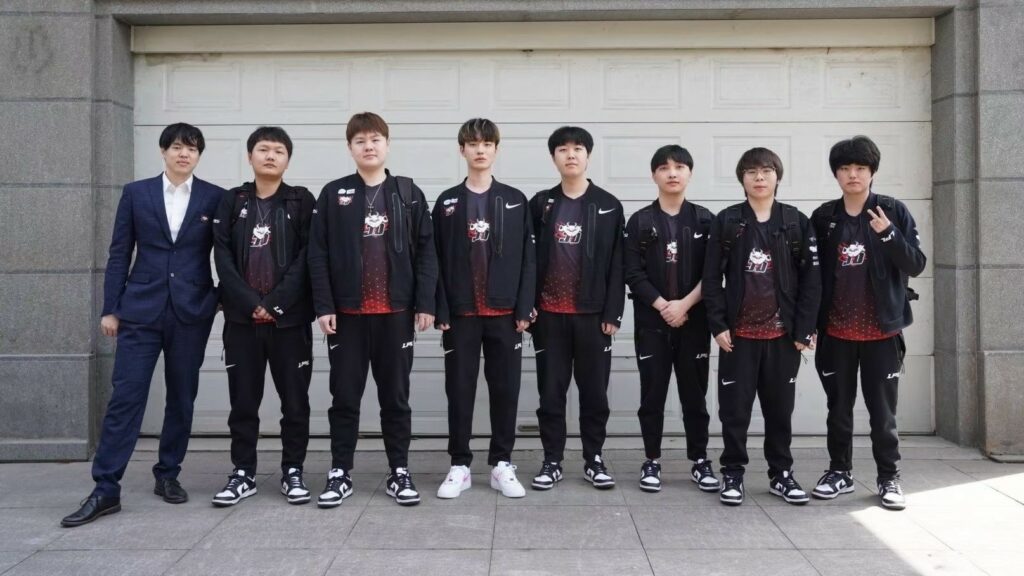 Photo of JD Gaming during 2021 LPL Spring