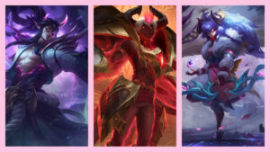 League of Legends, Spirit Blossom Thresh, Spirit Blossom Kindred, Arcana Xerath