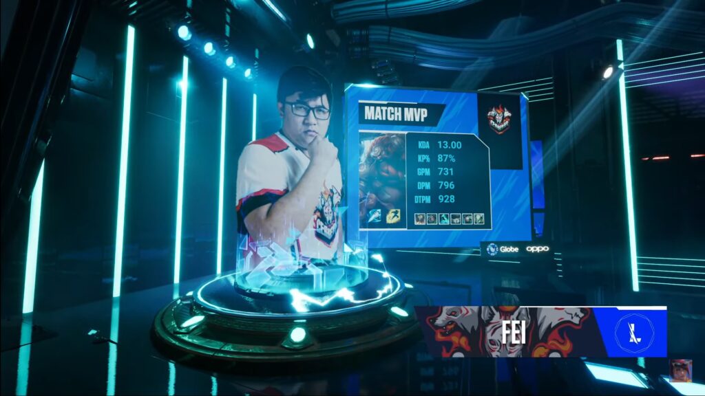 Ceberus Esports jungler Fei winning the MVP and qualifying for the Summer Super Cup 2021 semifinals