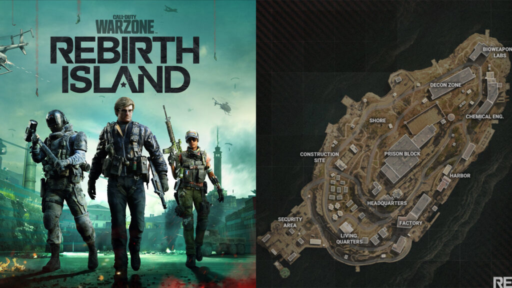 Rebirth Island map for NICKMERCS in Call of Duty: Warzone