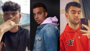 Diaz, Swagg, and Booya as Team Swagg during the Call of Duty: Warzone Showdown NA