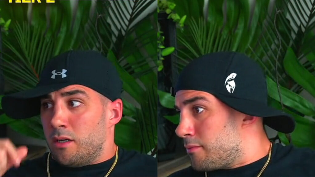 NICKMERCS x Under Armour Cap on stream