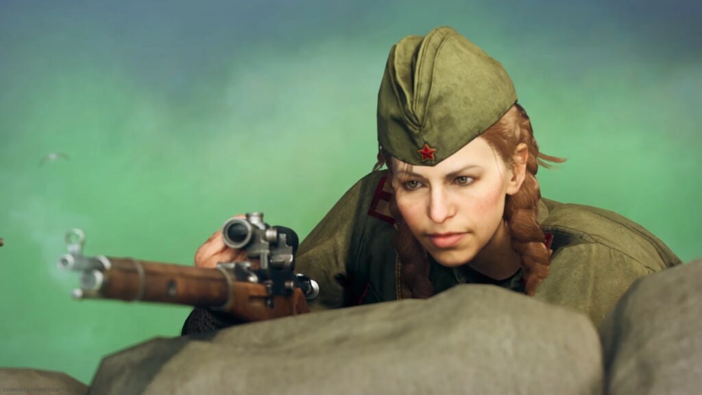 Polina Petrova in Call of Duty: Warzone Victory