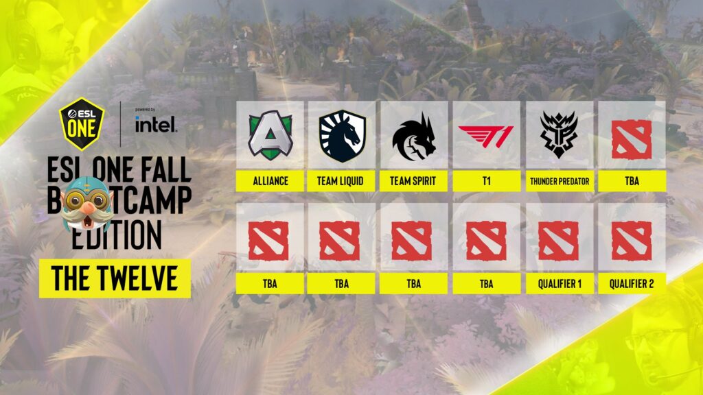Current teams for ESL Fall