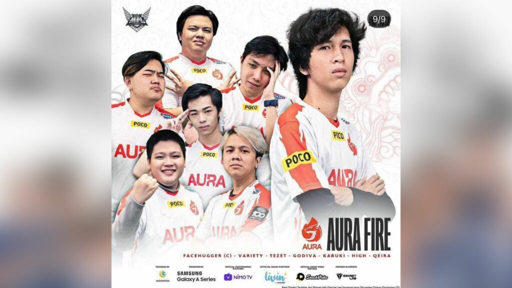 Mobile Legends: Bang Bang MPL ID S8 team, Aura Fire