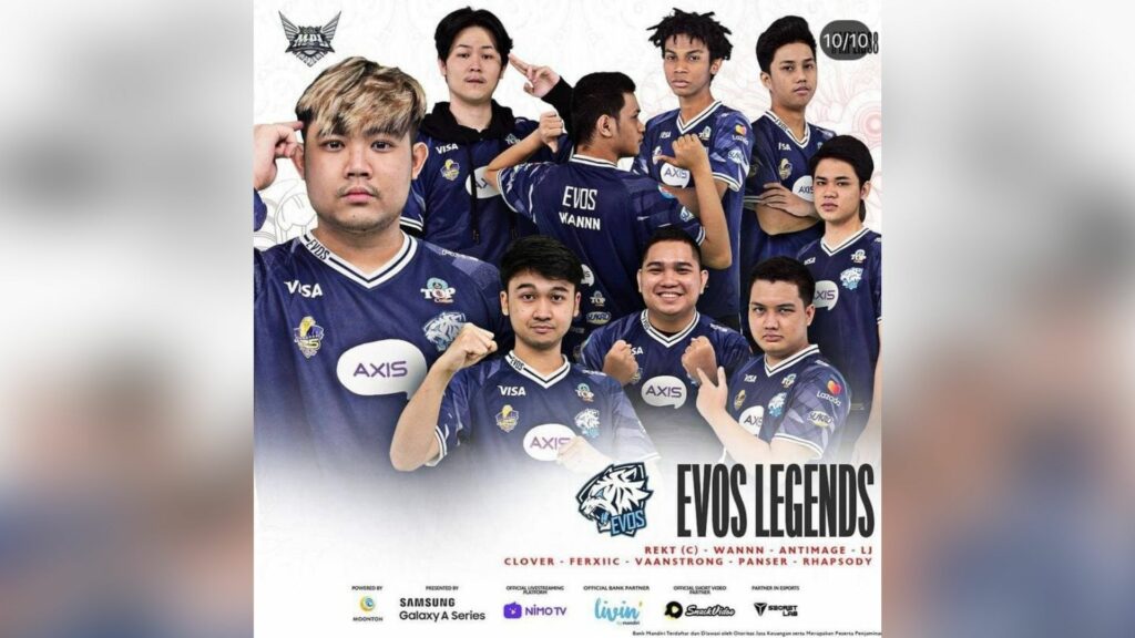 Mobile Legends: Bang Bang MPL ID S8 team, EVOS Legends