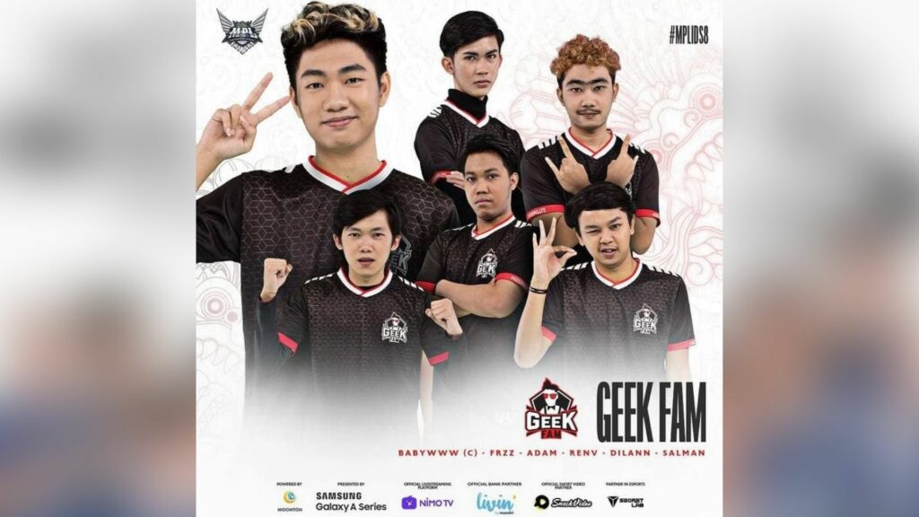 Mobile Legends: Bang Bang MPL ID S8 team, Geek Fam ID