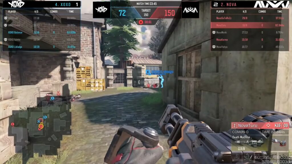Winning round of Nova Esports at the Call of Duty: Mobile EU Mobile Masters Final