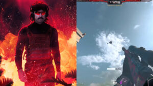 Dr DisRespect nest to his insane no-scope kill
