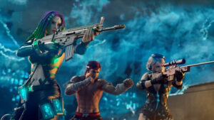 A trio in the Free Fire MAX trailer