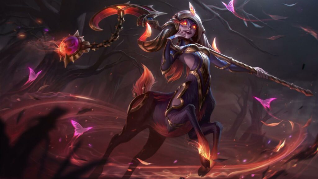 Nightbringer Lillia skin wallpaper