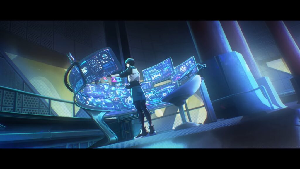 Screenshot of ShowMaker analyzing LCK players in Burn It All Down music video