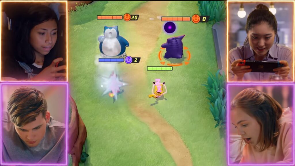 Pokemon Unite, players