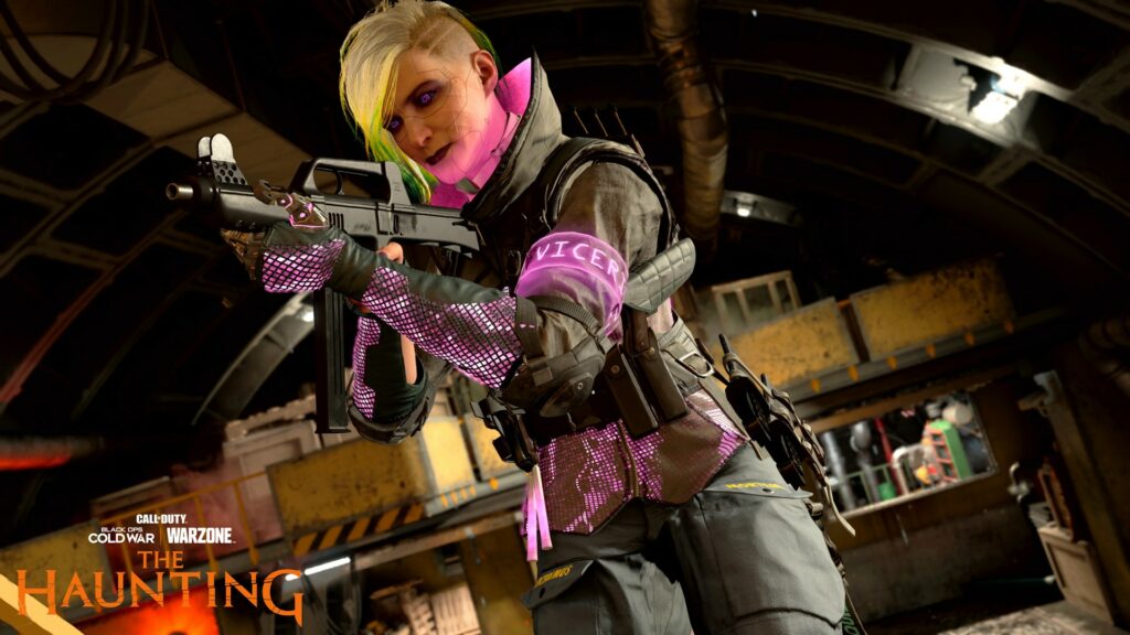 The unlockable LAPA SMG in Call of Duty Warzone's Haunting Event