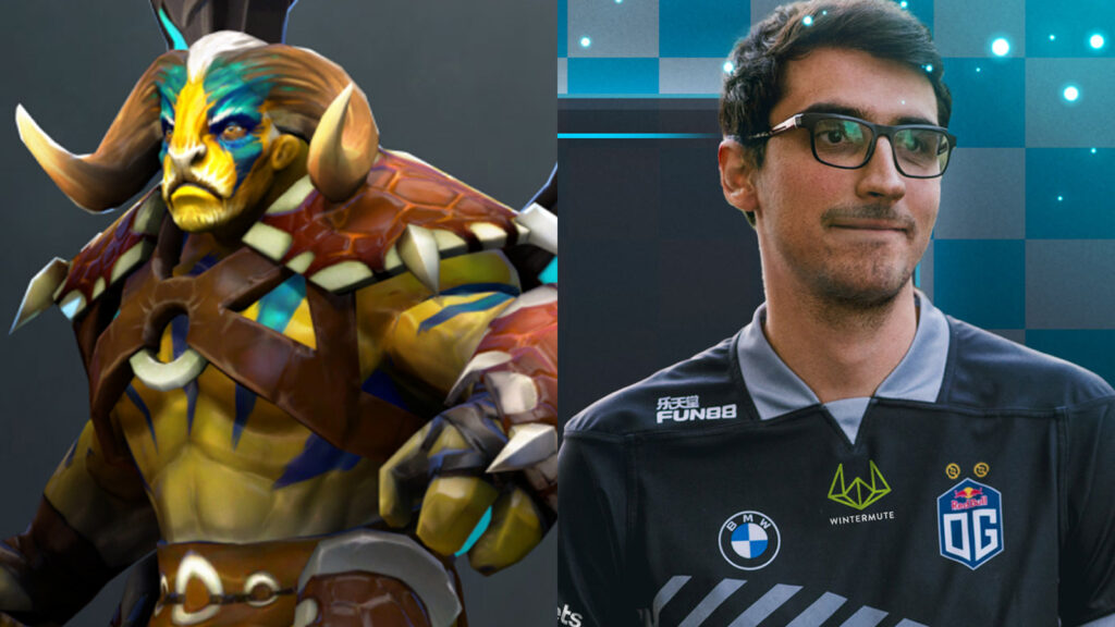 OG Saksa playing a perfect Elder Titan game against Evil Geniuses at The International 10 (TI10)