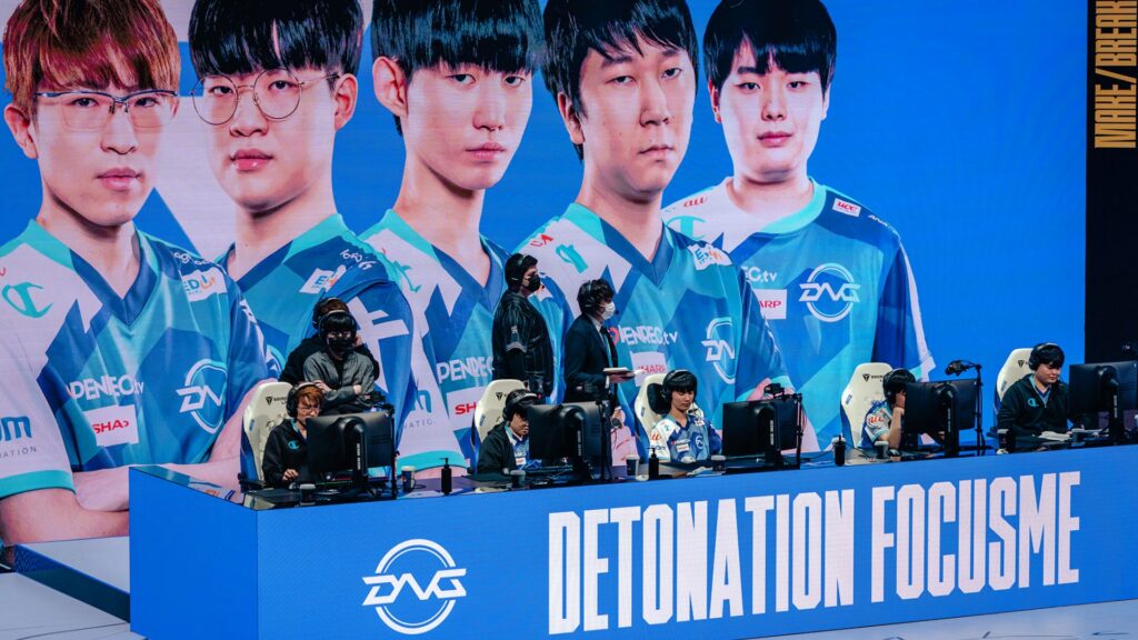 DetonatioN FocusMe at the League of Legends World Championship (Worlds 2021) in Reykjavik, Iceland.