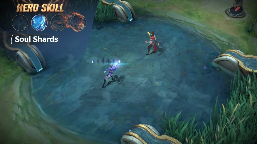 Aamon Mobile Legends: Bang Bang Aamon's skill 1, Soul Shards