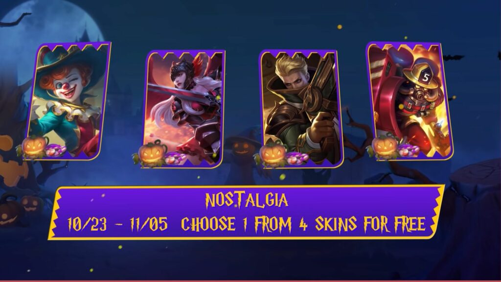 Mobile Legends: Bang Bang Trickster's Eve Nostalgia event