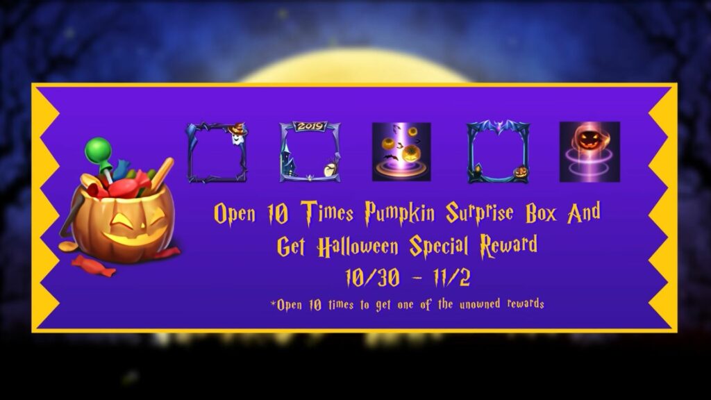 Mobile Legends: Bang Bang Trickster's Eve free rewards