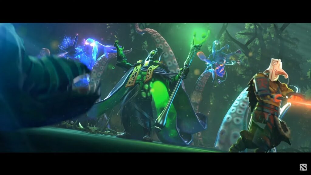 NaVi against Invictus Gaming TI2 in the TI10 opening