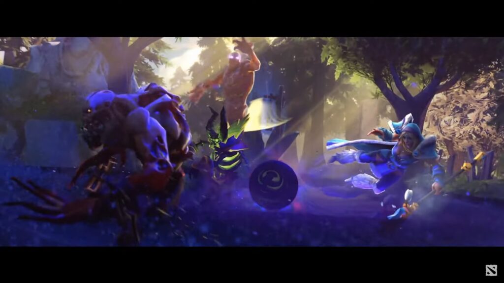 TI8 highlight EG vs IG