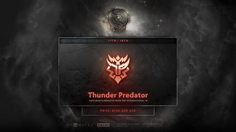 Thunder Predator, the Dota 2 community appreciates you - ONE Esports ...